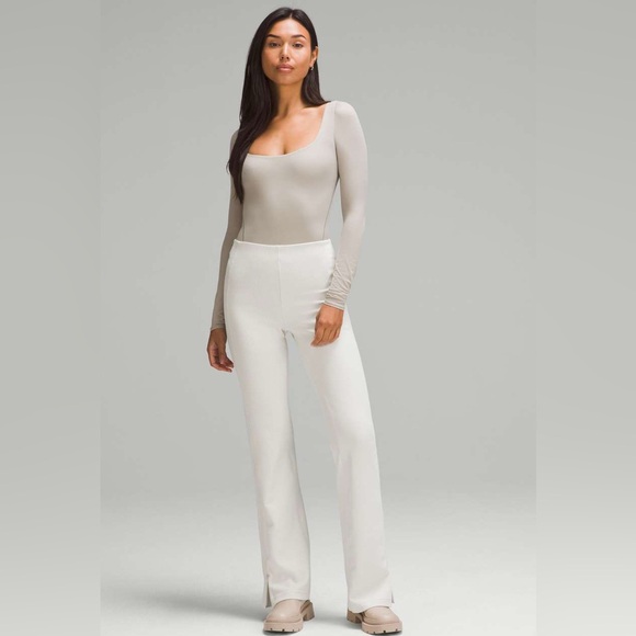 NWT Lululemon Wundermost Ultra-Soft Nulu Square-Neck Long-Sleeve Bodysuit - Picture 2 of 14